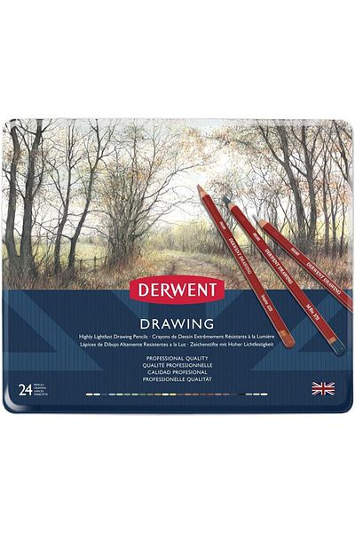 Derwent Drawing 24'lü Yağlı Çizim Kalemi / 0700671
