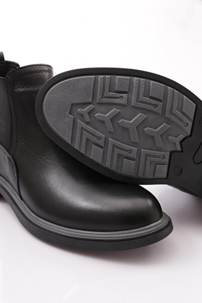 DGN Erkek Klasik Bot Siyah Analin Hakiki Deri 3515123210