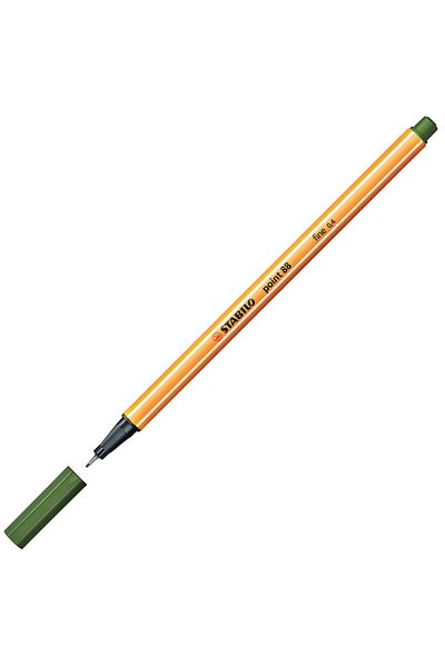 Stabilo Point 88 Fineliner 0.4mm Felt Tip Pen 88/43 Sheets Green