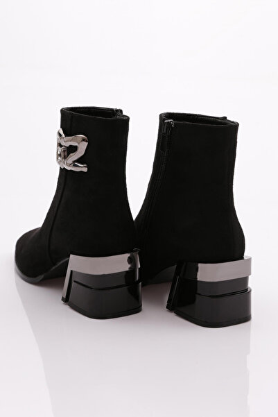 DGN Kadın Bot Siyah Velvet 342513539