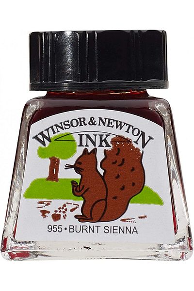 Winsor Newton Winsor & Newton Drawing Ink Çizim Mürekkebi 14ml Burnt Sienna 074
