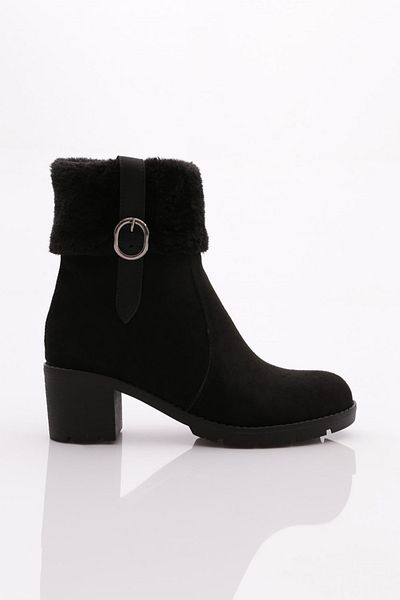 DGN Μαύρα Suede Γυναικείες Μπότες - Classic 11083382