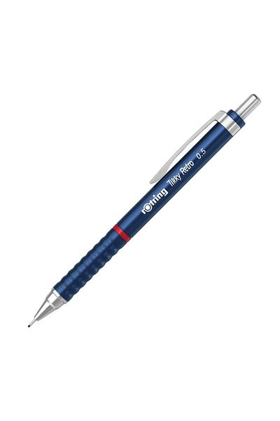Rotring Tikky Retro 0.5mm Mechanical Pencil Metalic Blue / 2202566