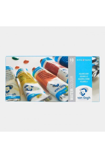 Van Gogh 10x10ml Tüp Sulu Boya Seti Karton Kutulu / 20820110