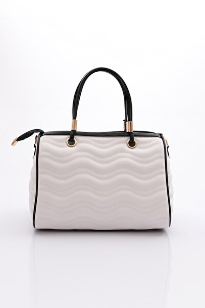 DGN White Black Women's Bag - 6293434
