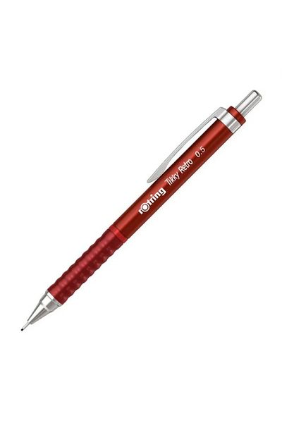 Rotring Tikky Retro 0.5mm Mechanical Pencil Metalic Red / 2202568