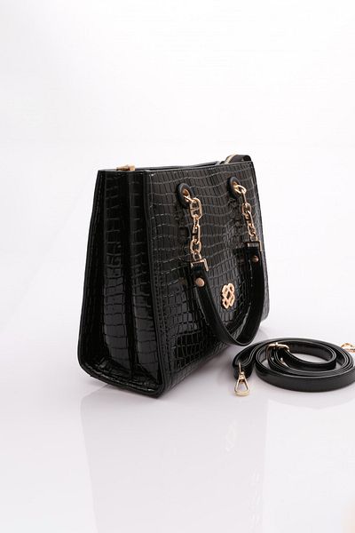 DGN Women's Bag with Black Chain - Bean 7653437
