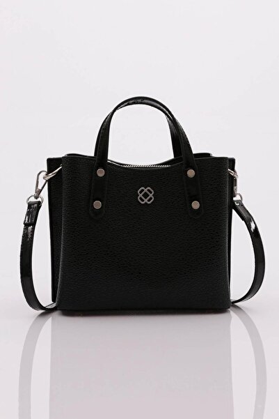 DGN Černá dámská denní taška - kaviár 41613431