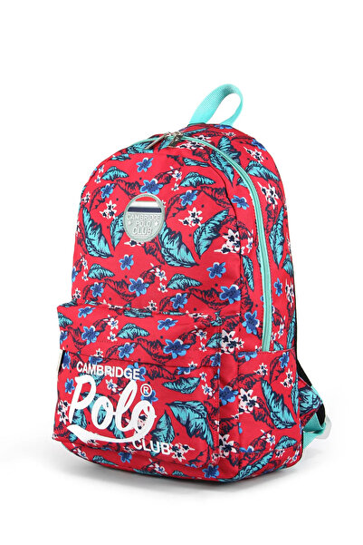 Cambridge Polo Club Island Roamer İki Bölmeli Unisex Sırt Çantası Kırmızı / CPO4022.003