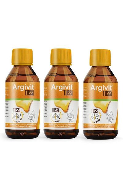 Argivit Tussi Adult 3 Pack - Vitamin C and Cinnamon Syrup 150 ml