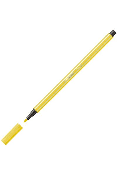 Stabilo Pen 68 1.0mm Felt Tip Pen 68/24 Lemon Yellow