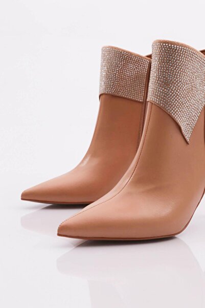 DGN Kadın Topuklu Bot Nude 71233210