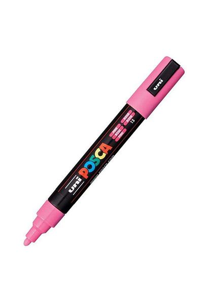 Uni Ball Posca 1.8-2.5mm Round End Poster Marker Pink (13) / Pc5M
