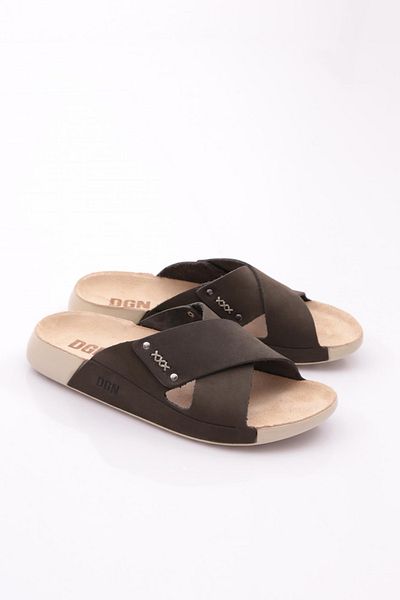 DGN Γυναικείες παντόφλες Strappy - Khaki Nubuck 26372623