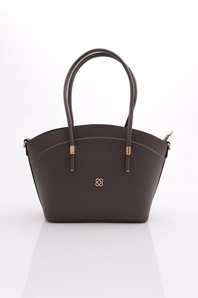 DGN Gray Oval Women's Bag - 211273622