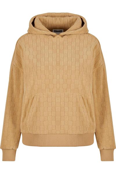 Urban Classics Ladies Jacquard Velvet Oversized Hoodie