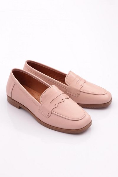 DGN 010 Women's Blunt Toe Shaped Ballerinas