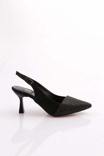 DGN Pantofi rochii de seara dama cu dungi negre 2193102621