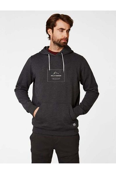 Helly Hansen Hh F2F Bavlněná mikina s kapucí - Uvolněný střih