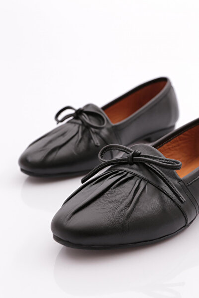 DGN 133 Women's Drawstring Detailed Ballerinas