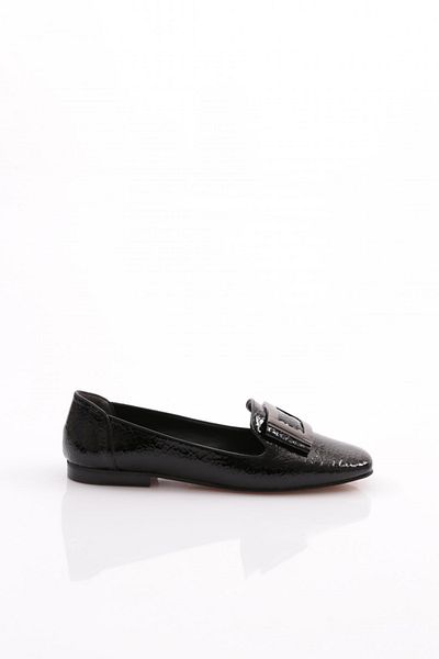 DGN Balerini de damă cu accesorii pe spate de pește negru - 2111022621
