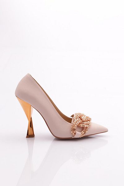 DGN 165 Women's - Large Buckle Heeled Shoes