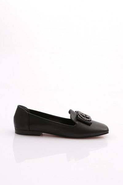 DGN K065 Women's Buckle Ballerinas