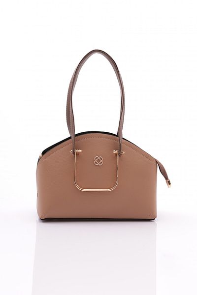 DGN Arm500 Women's Oval Bag with Metal Accessories
