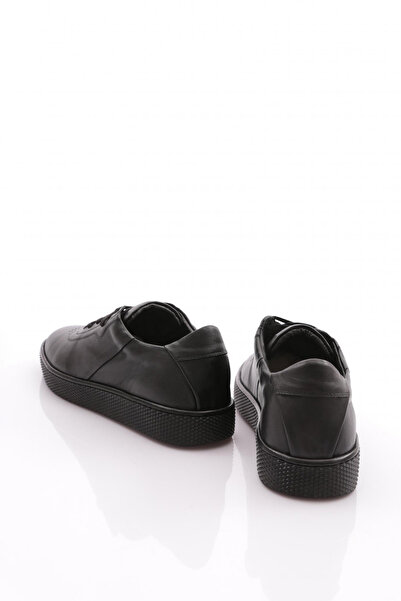 DGN Men's Sneaker Shoes Genuine Leather Black 9121415