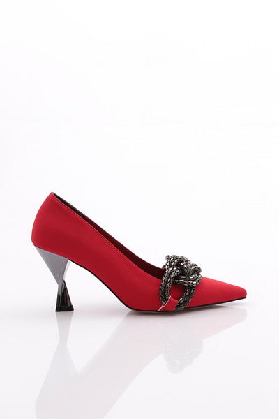 DGN Red Scuba Women's High Heels - 29335910