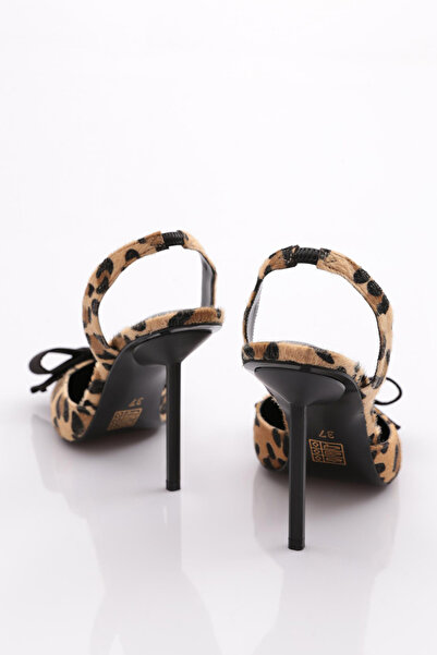 DGN Dámské černé leopardí klasické boty na podpatku 56593557