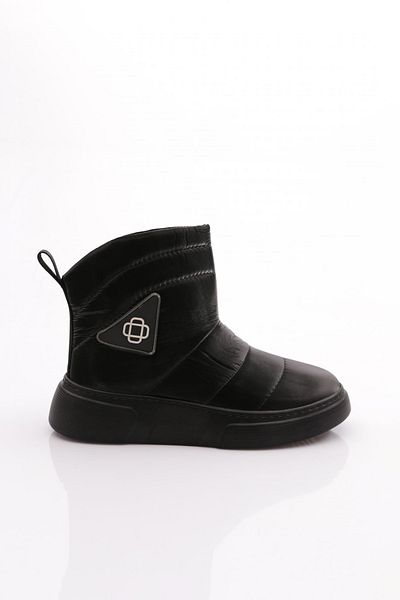 DGN Black Parachute Women's Boots - Thick Sole 1333643