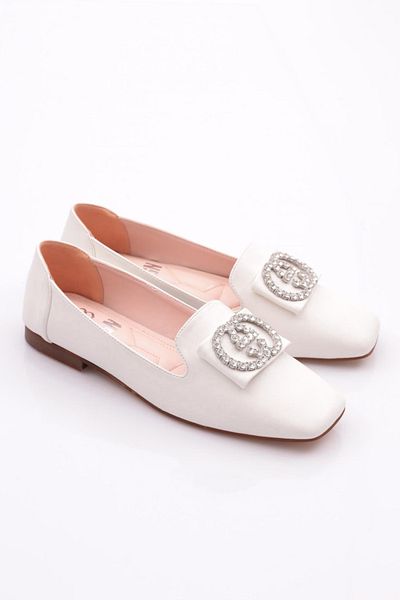 DGN K065 Women's Buckle Ballerinas