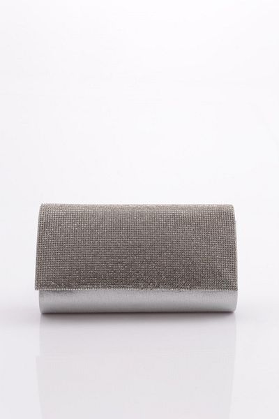 DGN Geantă de rochie de seară pentru femei Silver Stone - 55103152