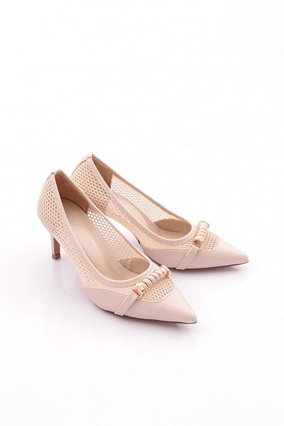 DGN Ecru High Heels - Side Hole, Model 25412821