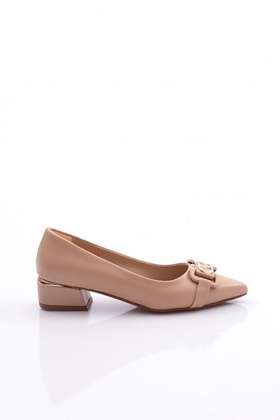 DGN Pantofi cu toc pentru femei Nude - cu accesorii metalice 79582534