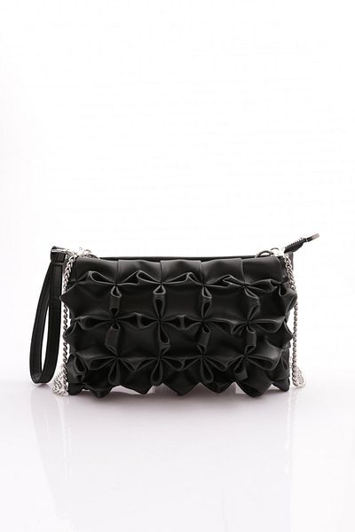 DGN 1000 Women's Ruffled Shoulder and Shoulder Bag