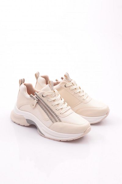 DGN 30164 Women's Lace-Up Zippered Sports Shoes
