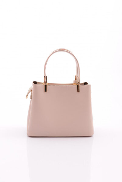 DGN 543 Model Women's Flower Patterned Zipper Bag with Brooch