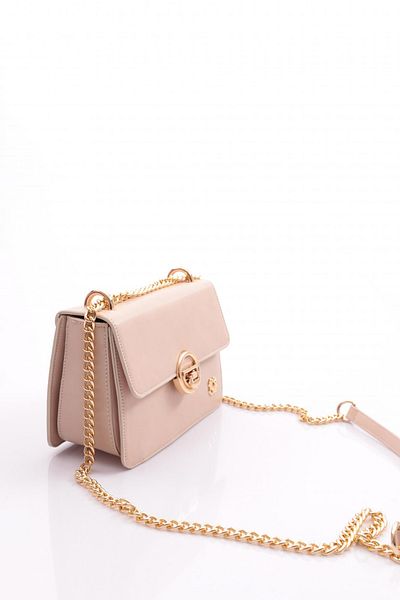 DGN Women's Chain Handle Bag Beige 6593434