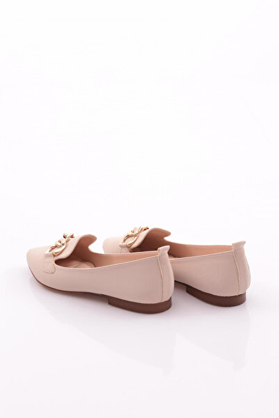 DGN Beige Nubuck Women's Ballerinas - with Iron Accessories 211252621