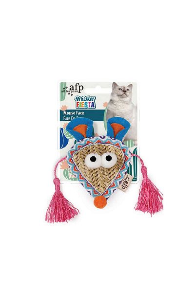 Afp Whisker Fiesta - Wicker Mouse Face Toy 650141