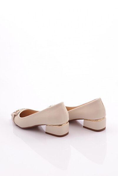 DGN Women's Metal Accessory Heeled Shoes Skin 79582534