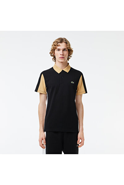 Lacoste Erkek Regular Fit Renk Bloklu Siyah Polo