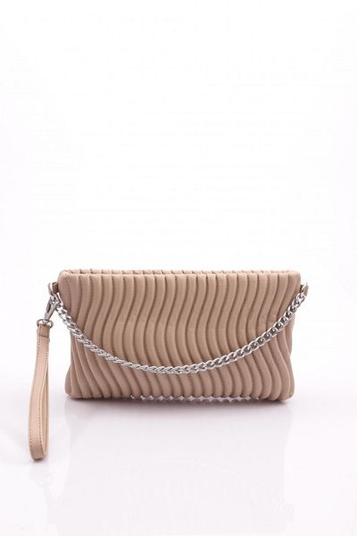 DGN 1005 Model Women's Chain Detailed Shoulder and Shoulder Bag