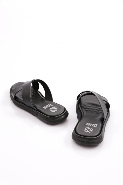 DGN Deri Comfort Rahat Taban Erkek Terlik 826 Siyah 93737101