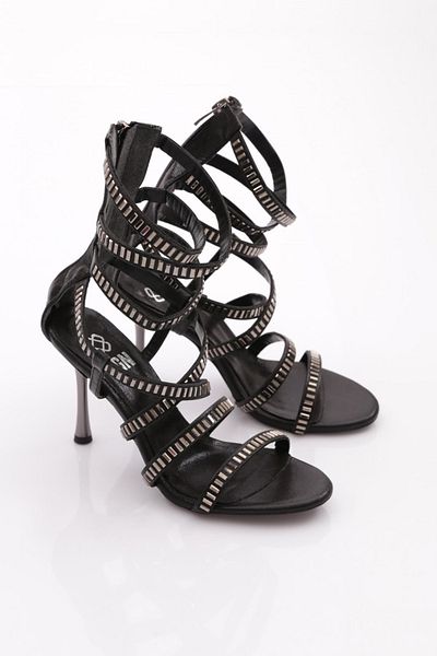 DGN K701 Pantofi de seară cu toc de piatră pentru femei