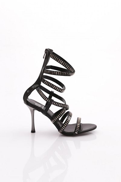 DGN K701 Pantofi de seară cu toc de piatră pentru femei