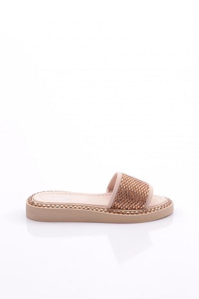 DGN Γυναικείες παντόφλες μπεζ Nubuck - 262328121212362322