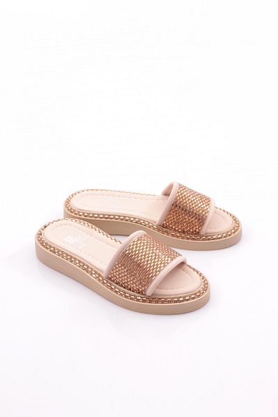 DGN Γυναικείες παντόφλες μπεζ Nubuck - 262328121212362322